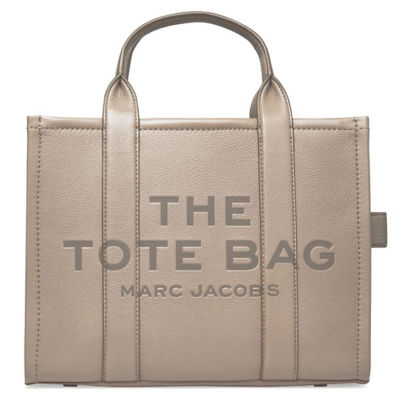 Buy MARC JACOBS The Leather Medium Tote Bag Cement H004L01PF21