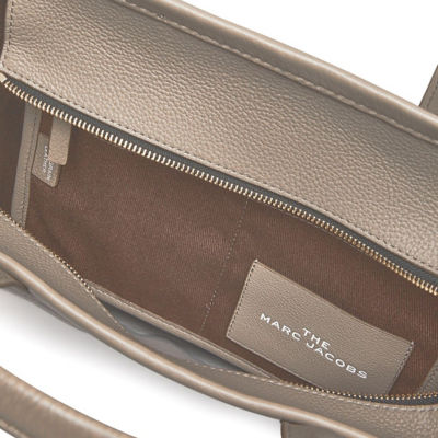 MARC JACOBS The Leather Medium Tote Bag Cement H004L01PF21 4
