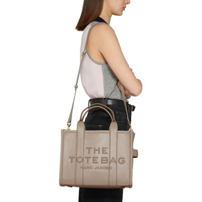 Buy MARC JACOBS The Leather Medium Tote Bag Cement H004L01PF21