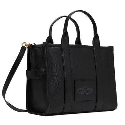 Buy MARC JACOBS The Leather Medium Tote Bag Black H004L01PF21