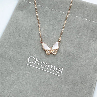 Chomel 蝶语贝母项链 4