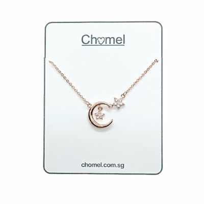 Chomel 闪耀星月锆石项链 2