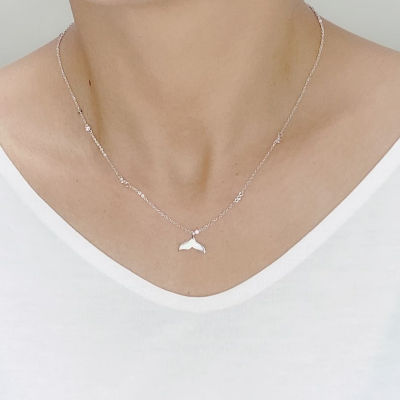 Chomel Mermaid Tail Cubic Zirconia Necklace 3