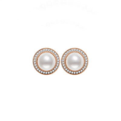 Pearly Lustre Elegant Freshwater Pearl Earrings WE00546 1