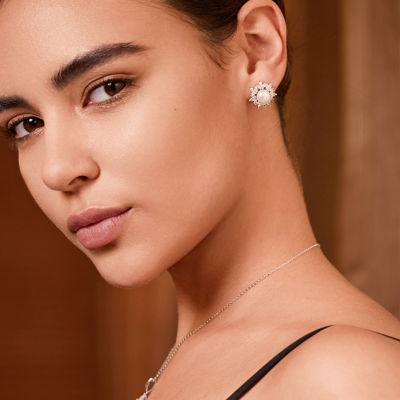 Pearly Lustre Top Grade Freshwater Pearl Stud Earring WE00796 | CELESTE 5