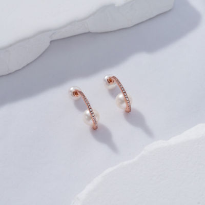Pearly Lustre Elegant Freshwater Pearl Earrings WE00665 2