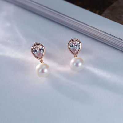 Pearly Lustre Top Grade Freshwater Pearl Earring WE00707 | EVERLEAF 3