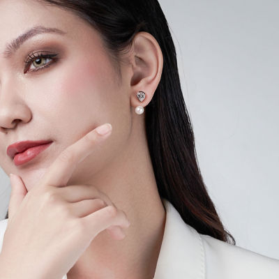 Pearly Lustre Top Grade Freshwater Pearl Earring WE00707 | EVERLEAF 4