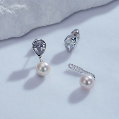 Pearly Lustre Top Grade Freshwater Pearl Earring WE00694 | EVERLEAF 3