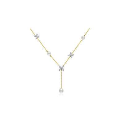 Pearly Lustre Top Grade Freshwater Pearl Necklace WN00561 | EVERLEAF 1