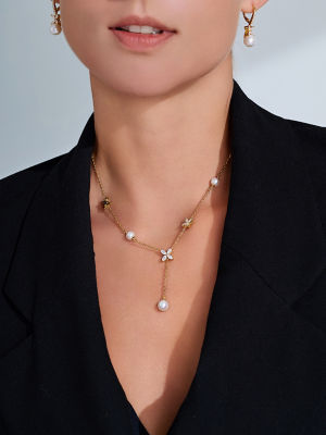 Pearly Lustre Top Grade Freshwater Pearl Necklace WN00561 | EVERLEAF 4
