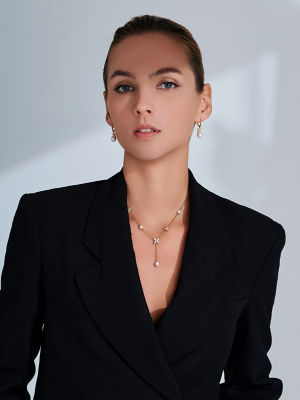 Pearly Lustre Top Grade Freshwater Pearl Necklace WN00561 | EVERLEAF 6