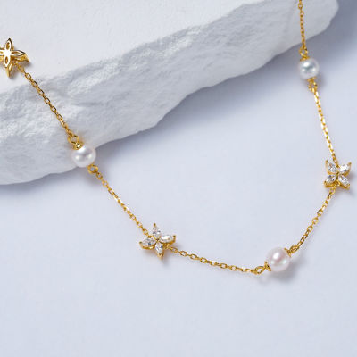 Pearly Lustre Top Grade Freshwater Pearl Necklace WN00561 | EVERLEAF 7