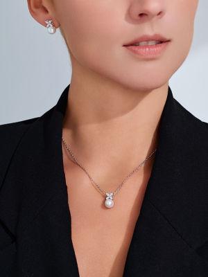 Pearly Lustre Top Grade Freshwater Pearl Necklace WN00557| EVERLEAF 4