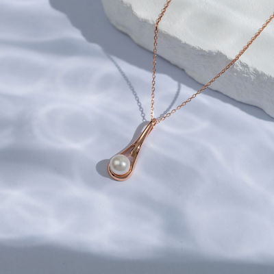 Pearly Lustre Top Grade Freshwater Pearl Necklace WN00525 | FLUID 2