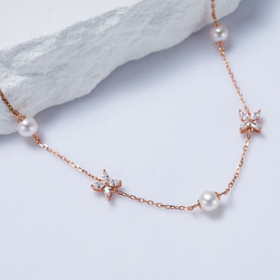 Pearly Lustre Top Grade Freshwater Pearl Necklace WN00565 | EVERLEAF 2