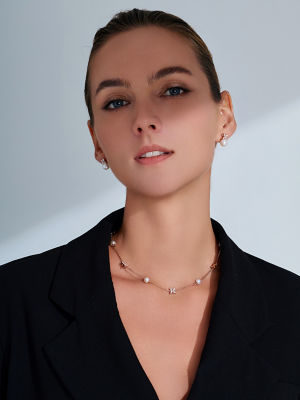 Pearly Lustre Top Grade Freshwater Pearl Necklace WN00565 | EVERLEAF 5