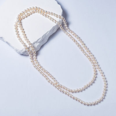 Pearly Lustre 1.2 Meter Long Freshwater Pearl Necklace WN00610 2