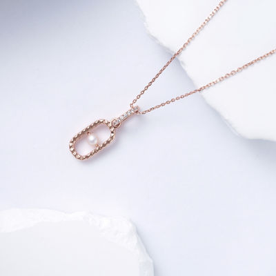 Pearly Lustre Top Grade Freshwater Pearl Necklace WN00651 | CONNECT 2