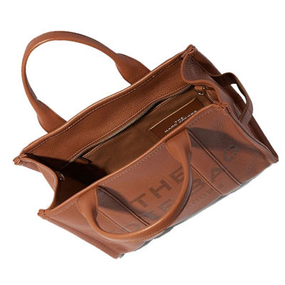 MARC JACOBS Leather The Tote Small Traveler Tote Bag Argan Oil H009L01SP21 4
