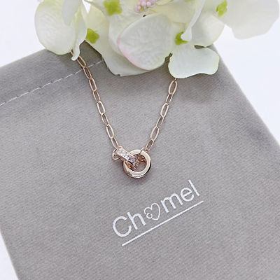 Chomel Interlocking Cubic Zirconia Necklace 4