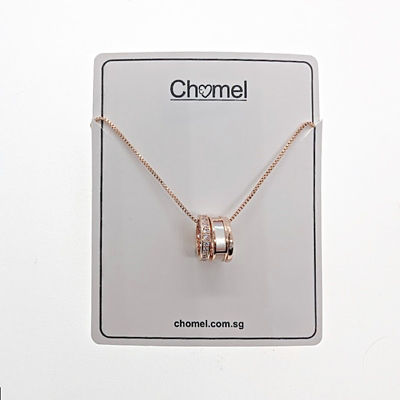 Chomel 精致永恒三环锆石项链 2