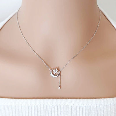 Chomel Moon & Star Mother of Pearl Necklace 3