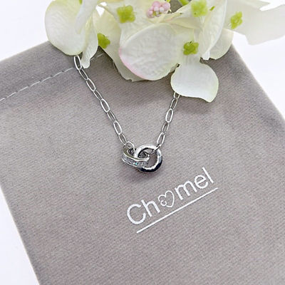 Chomel Interlocking Cubic Zirconia Necklace 4