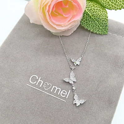 Chomel Butterfly Cubic Zirconia Necklace 4