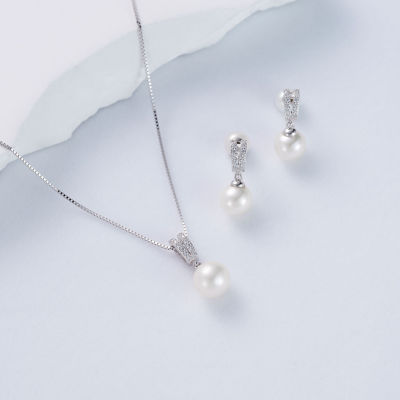 Pearly Lustre Elegant Freshwater Pearl Earrings WE00061 7
