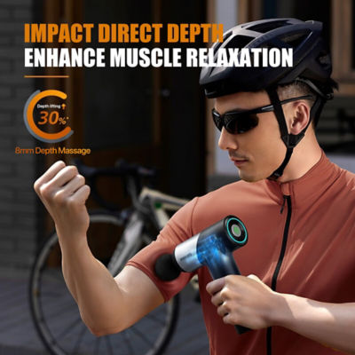 Philips Massage Gun Fascial Gun for Muscle Percussion Deep Tissues Muscle Massager 6 Heads 7