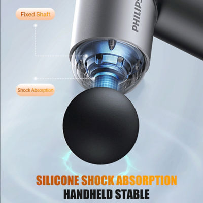 Philips Massage Gun Fascial Gun for Muscle Percussion Deep Tissues Muscle Massager 6 Heads 8