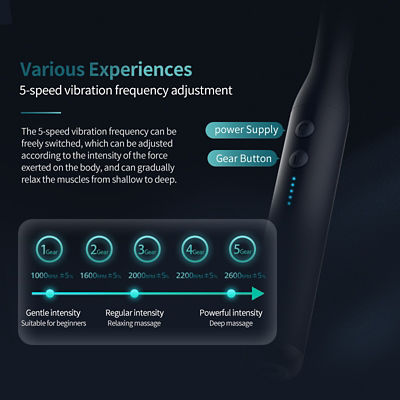 Philips Handheld Massager Hook Shaped Massager, Curved Massager Gun, Deep Muscle Relaxation Back & Neck Massager 3