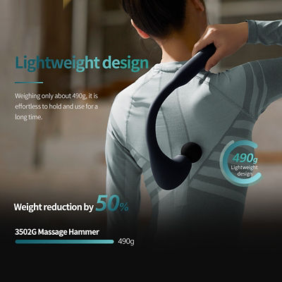 Philips Handheld Massager Hook Shaped Massager, Curved Massager Gun, Deep Muscle Relaxation Back & Neck Massager 4