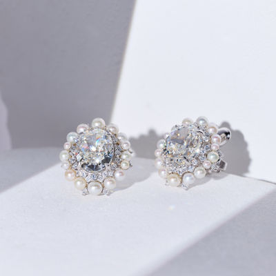 Pearly Lustre Top Grade Freshwater Pearl Earring WE00590 | CELESTE 4