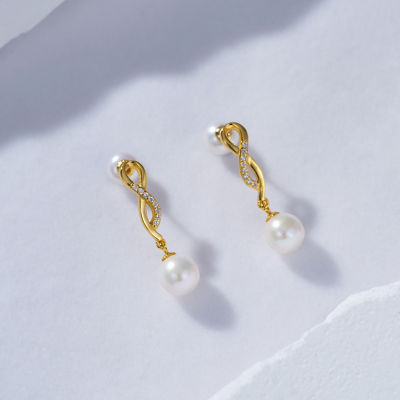 Pearly Lustre Elegant Freshwater Pearl Earrings WE00633 2