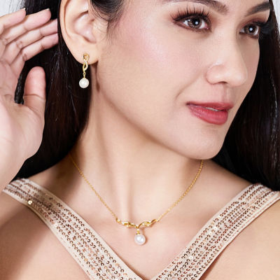 Pearly Lustre Elegant Freshwater Pearl Earrings WE00633 4