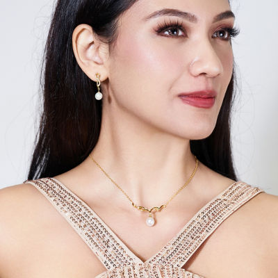 Pearly Lustre Elegant Freshwater Pearl Earrings WE00633 5