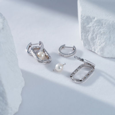 Pearly Lustre Top Grade Freshwater Pearl Earrings WE00625 | CONNECT 2