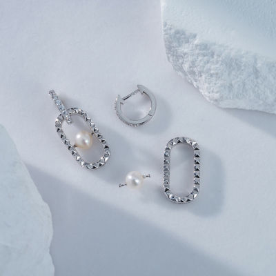 Pearly Lustre Top Grade Freshwater Pearl Earrings WE00625 | CONNECT 3