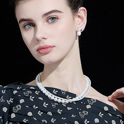 Pearly Lustre Top Grade Freshwater Pearl Earrings WE00643 | GARDENS 7