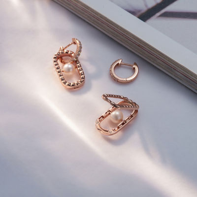 Pearly Lustre Top Grade Freshwater Pearl Earrings WE00571 | CONNECT 3