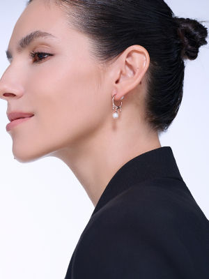 Pearly Lustre Top Grade Freshwater Pearl Earrings WE00651 | FLUID 4