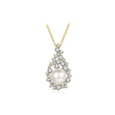 Pearly Lustre Top Grade Freshwater Pearl Necklace WN00621 |CELESTE 1