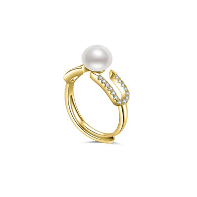 Pearly Lustre Top Grade Freshwater Pearl Ring WR00232 | CONNECT 1