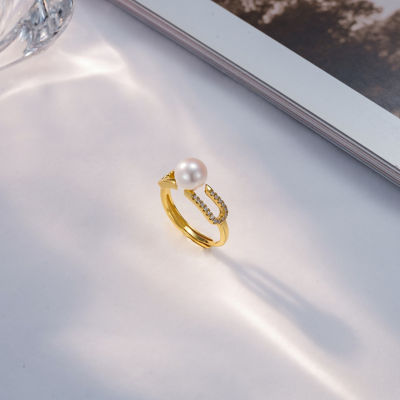 Pearly Lustre Top Grade Freshwater Pearl Ring WR00232 | CONNECT 2