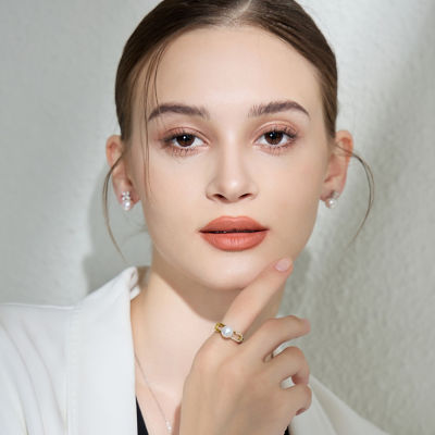 Pearly Lustre Top Grade Freshwater Pearl Ring WR00232 | CONNECT 4
