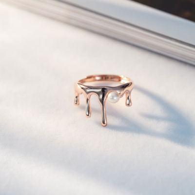 Pearly Lustre Top Grade Freshwater Pearl Ring WR00241 | FLUID 2