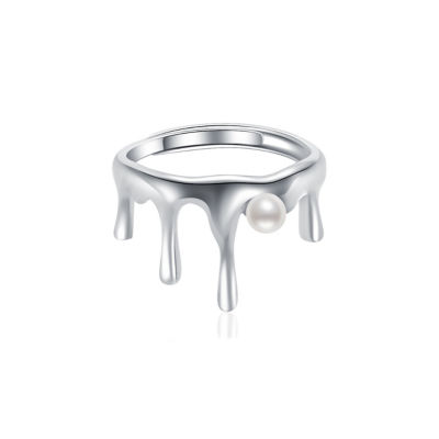Pearly Lustre Top Grade Freshwater Pearl Ring WR00239 | FLUID 1