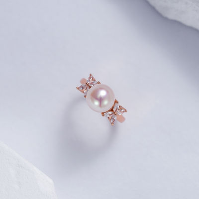 Pearly Lustre Top Grade Freshwater Pearl Ring WR00244 | EVERLEAF 3